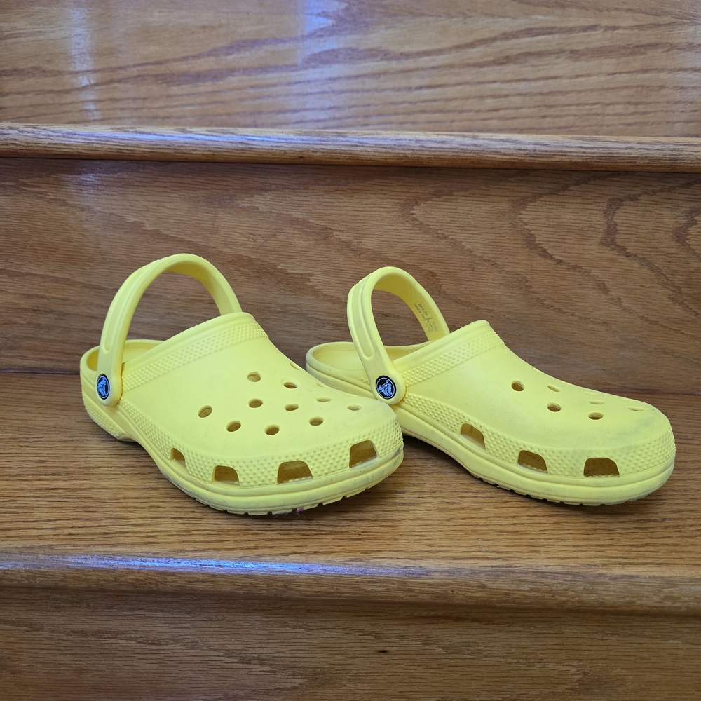 CROCS Kids Yellow Clogs